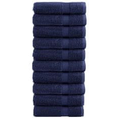 Vidaxl Premium kopalne brisače SOLUND 10 kos modra 100x150 cm 600 g/m2