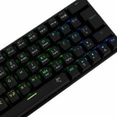 White Shark tipkovnica USB črna mehanska brezžična SLO gaming GK-003112 KAIKEN-HR