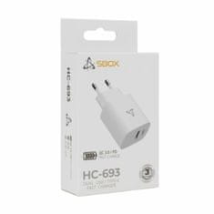 S-box polnilec USB 1xTipA + 1xTipC bel HC-693