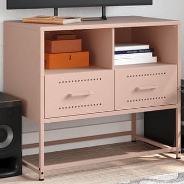 Vidaxl vidaXL TV stojalo roza 68x39x60,5 cm jeklo