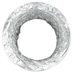 Vidaxl Prezračevalni kanal aluminij 6 m Ø15 cm
