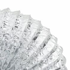 Vidaxl Prezračevalni kanal aluminij 6 m Ø12,5 cm