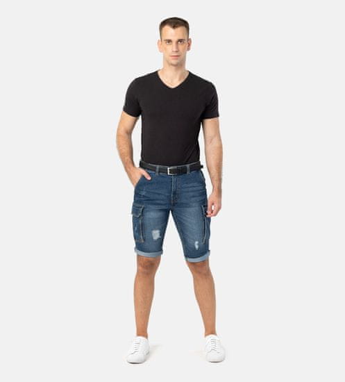 PANTONECLO moške kratke hlače iz jeansa