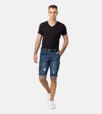 PANTONECLO moške kratke hlače iz jeansa, indigo, L