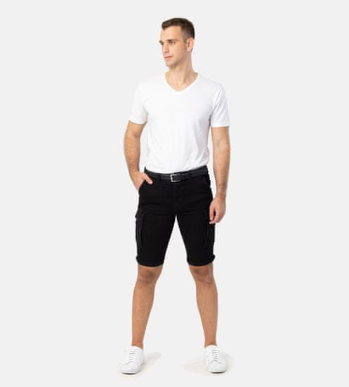 PANTONECLO Moške kargo kratke hlače iz twill