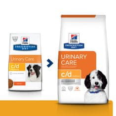 Hill's HILL'S PRESCRIPTION DIET Canine c/d Multicare Suha hrana za pse Chicken 12 kg