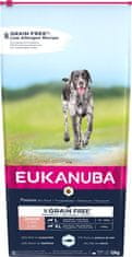 Eukanuba EUKANUBA Grain Free Senior velika/velika pasma, Ocean fish - suha hrana za pse - 12 kg