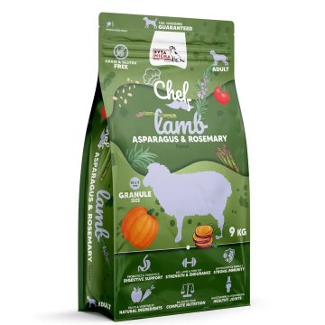 Syta Micha SYTA MICHA Chef Jagnječje meso, šparglji in rožmarin - suha hrana za pse - 9kg