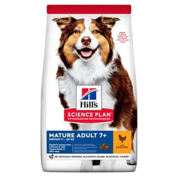 Hill's HILL'S Science Plan Mature Adult Medium Chicken - suha hrana za pse - 14 kg