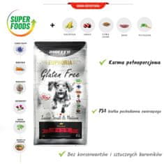 BIOFEED BIOFEED Euphoria Gluten Free Junior small &amp; medium Beef - suha hrana za pse - 2kg