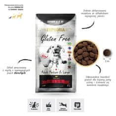 BIOFEED BIOFEED Euphoria Gluten Free Adult medium &amp; large Beef - suha hrana za pse - 12kg