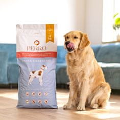 Perro PERRO Puran s sladkim krompirjem Srednje in velike pasme - suha hrana za pse - 3kg