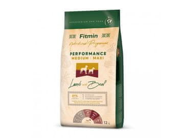 Fitmin FITMIN Medium Maxi Performance Lamb with beef - suha hrana za pse - 12kg