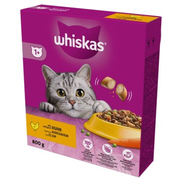 Whiskas WHISKAS s slastnim piščancem - suha hrana za mačke - 800g