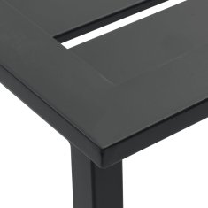 Vidaxl vidaXL Barski stoli, komplet 2 kosov, črni, 38x38x80 cm, barvano jeklo