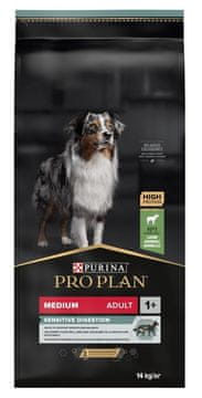 slomart Purina Medium Adult Sensitive Digestion z OPTIDIGEST 14 kg jagnjetine