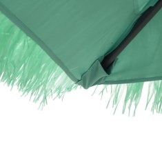 Vidaxl Vrtni senčnik z jeklenim drogom zelen 223x223x213 cm