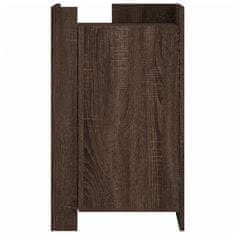 Vidaxl Komoda rjav hrast 45x35x75 cm inženirski les