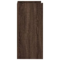 Vidaxl Komoda rjav hrast 45x35x75 cm inženirski les