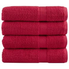 shumee Premium brisače 4 kos 100x150 cm 600 g/m2 100 % bombaž