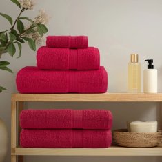 Vidaxl Premium brisače SOLUND 10 kosov rdeča 50x100 cm 600 g/m2