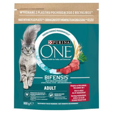 shumee Purina ONE Ad bogat z govedino in polnozrnatimi žiti 800 g