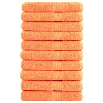 Vidaxl vidaXL Premium brisače SOLUND 10 kom oranžne 100x200 cm