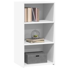 Vidaxl Komoda bela 50x41x93 cm inženirski les