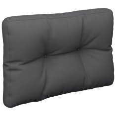 Vidaxl Blazina za kavč iz palet antracitna 50x40x12 cm