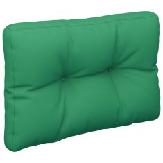 Vidaxl Blazina za kavč iz palet zelena 50x40x12 cm