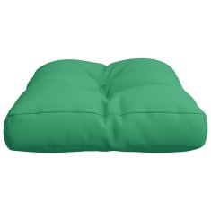 Vidaxl Blazina za kavč iz palet zelena 50x40x12 cm