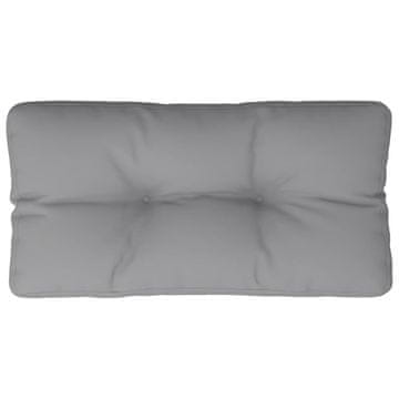Vidaxl Blazina za kavč iz palet siva 70x40x12 cm