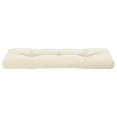 Vidaxl Blazina za kavč iz palet krem 120x40x12 cm