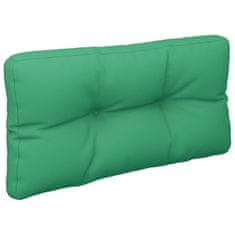 Vidaxl Blazina za kavč iz palet zelena 80x40x12 cm