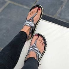 GUMBIES Sandali siva 41 EU Slingback