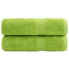 shumee Premium brisače 2 kos 100x150 cm 600 g/m2 100 % bombaž