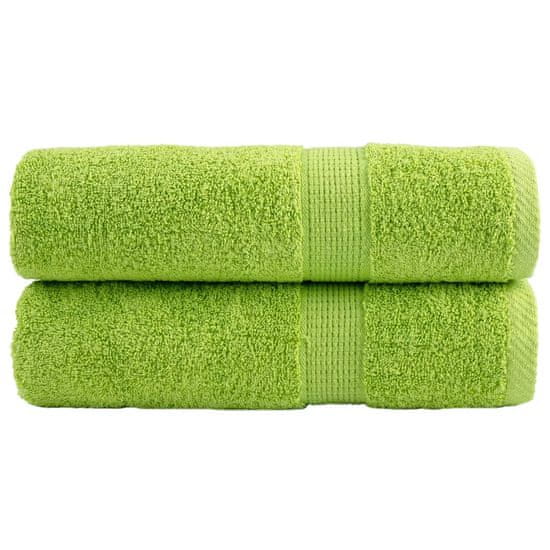 shumee Premium brisače 2 kos 100x150 cm 600 g/m2 100 % bombaž