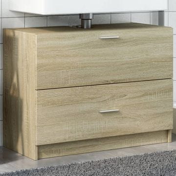Vidaxl vidaXL Omarica za umivalnik, hrast sonoma, 78x37x59 cm