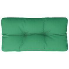 Vidaxl Blazina za kavč iz palet zelena 70x40x12 cm