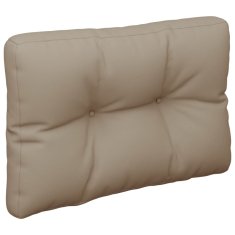 Vidaxl Blazine za palete 2 kosa taupe blago