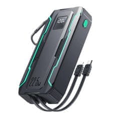 Joyroom Joyroom Powerbank JR-L018 20000 mAh, 22,5 W, s kablom Lightning + USB-C (črna)