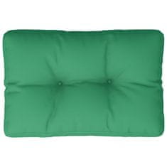 Vidaxl Blazina za kavč iz palet zelena 60x40x12 cm