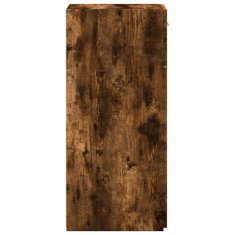 Vidaxl Komoda dimljeni hrast 30x42,5x93 cm inženirski les