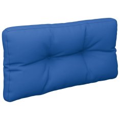 Vidaxl Blazina za kavč iz palet kraljevsko modra 80x40x12 cm
