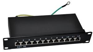 OEM Patch panel 10" STP Cat5e 12 priključkov