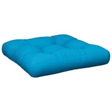 Vidaxl Blazina za kavč iz palet modra 60x60x12 cm