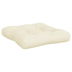 Vidaxl Blazine za palete 3 kosi krem blago