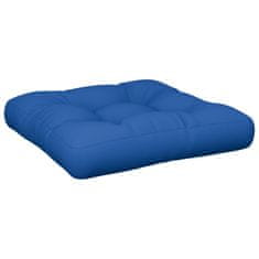 Vidaxl Blazina za kavč iz palet kraljevsko modra 60x60x12 cm