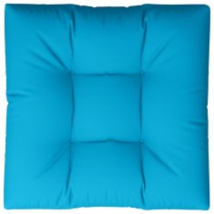 Vidaxl Blazina za kavč iz palet modra 80x80x12 cm