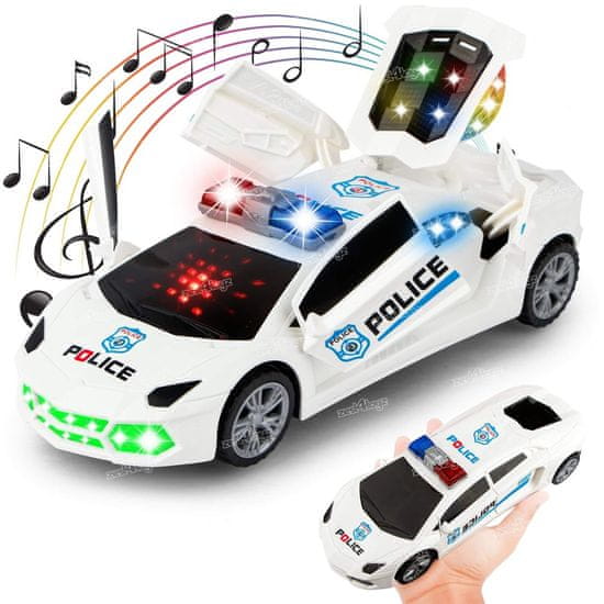 CAB Toys Policijski avto - zvočni in svetlobni učinki